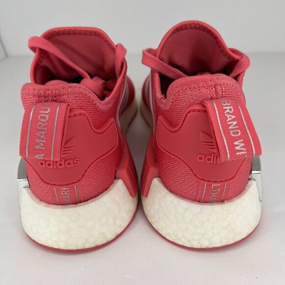 Adidas Womens 029003 Pink NMD R1  Low Top Lace Up Size 9 Running Shoes - Picture 5 of 9